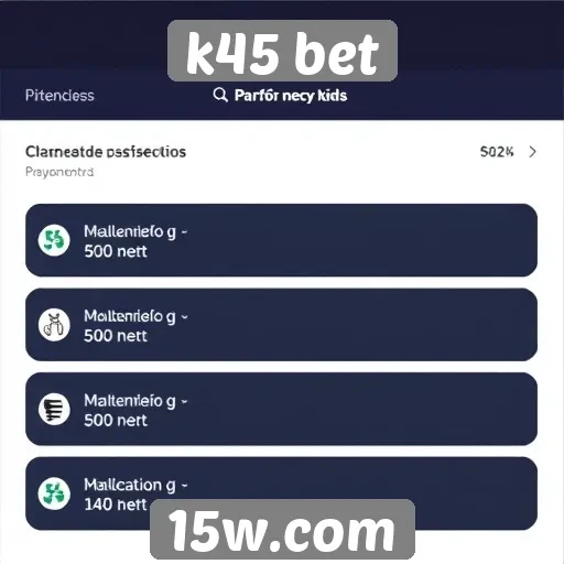 Explorando as opções de pagamento do k45 bet